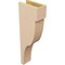 Ekena Millwork 5"W x 10"D x 30"H Thin Garner Rough Cedar Woodgrain TimberThane Corbel, Primed Tan CORUR05X10X30GARRCPR - alternate 4